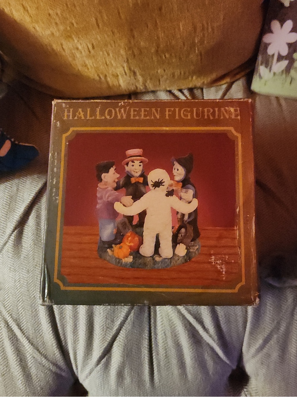 Vintage Halloween Jaimy Brand Figurine votive holder -